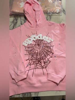 Pink Sp5der Hoodie